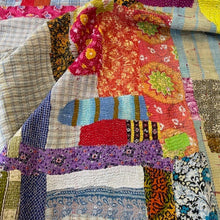 Load image into Gallery viewer, Vintage Kantha Quilt K2  SOLD