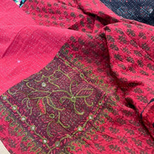 Load image into Gallery viewer, Vintage Kantha Quilt K30