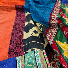 Load image into Gallery viewer, Vintage Kantha Quilt K30