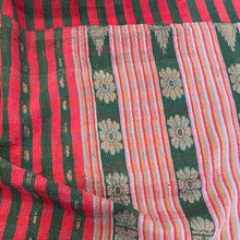 Load image into Gallery viewer, Vintage Heavy Kantha Quilt Multi Coloured H6
