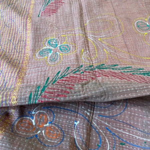 Vintage Kantha Quilt K1